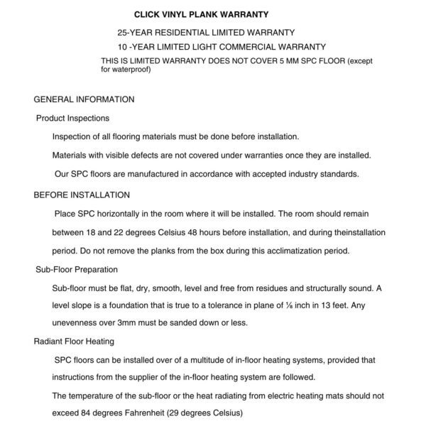 Limited Warranty